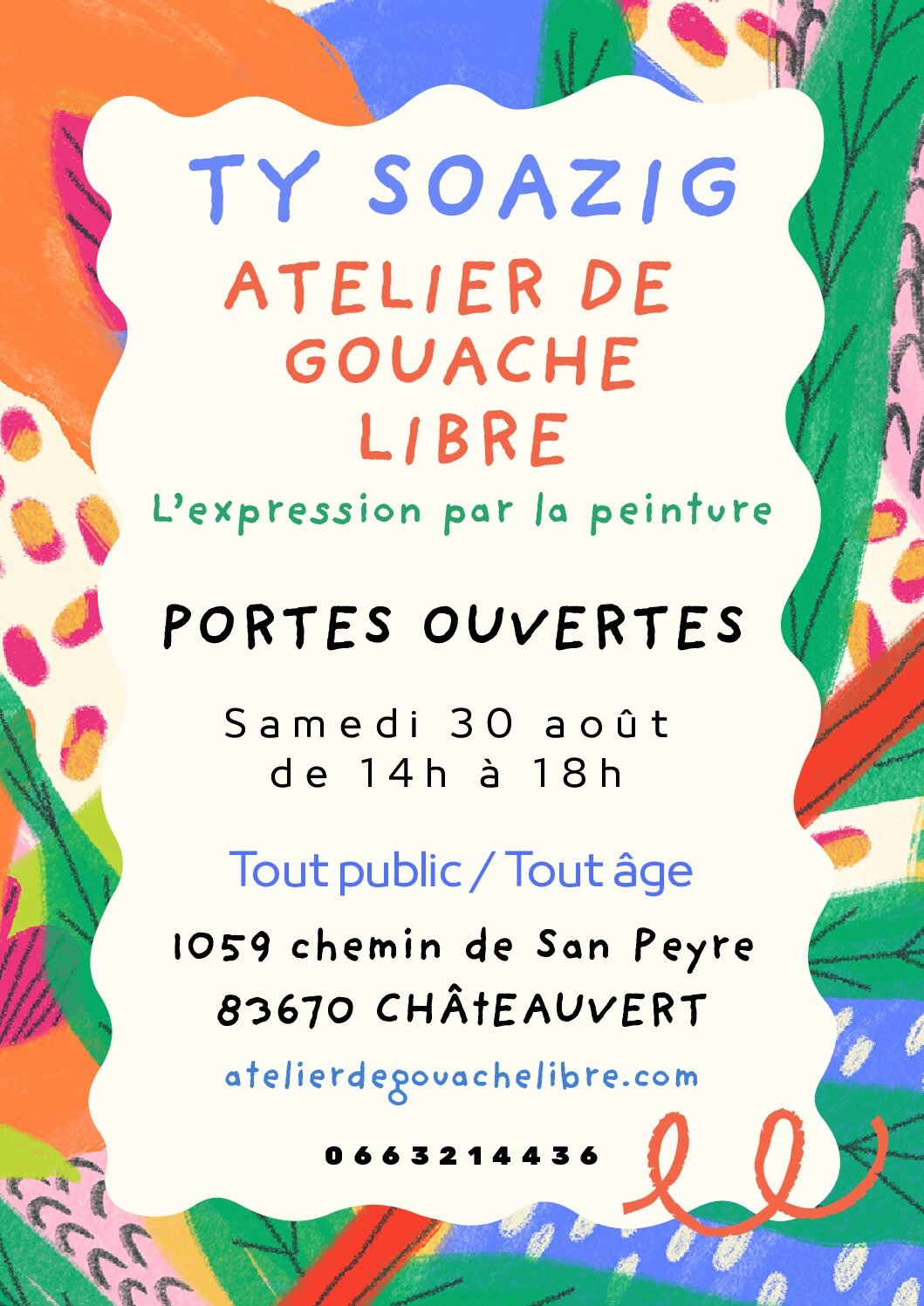 flyer portes ouvertes atelier Ty Soazig
